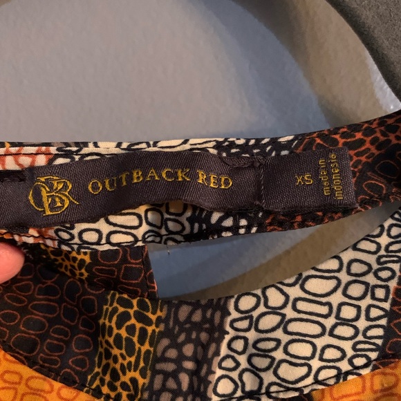 Women’s summer top size xs animal print - Picture 6 of 6